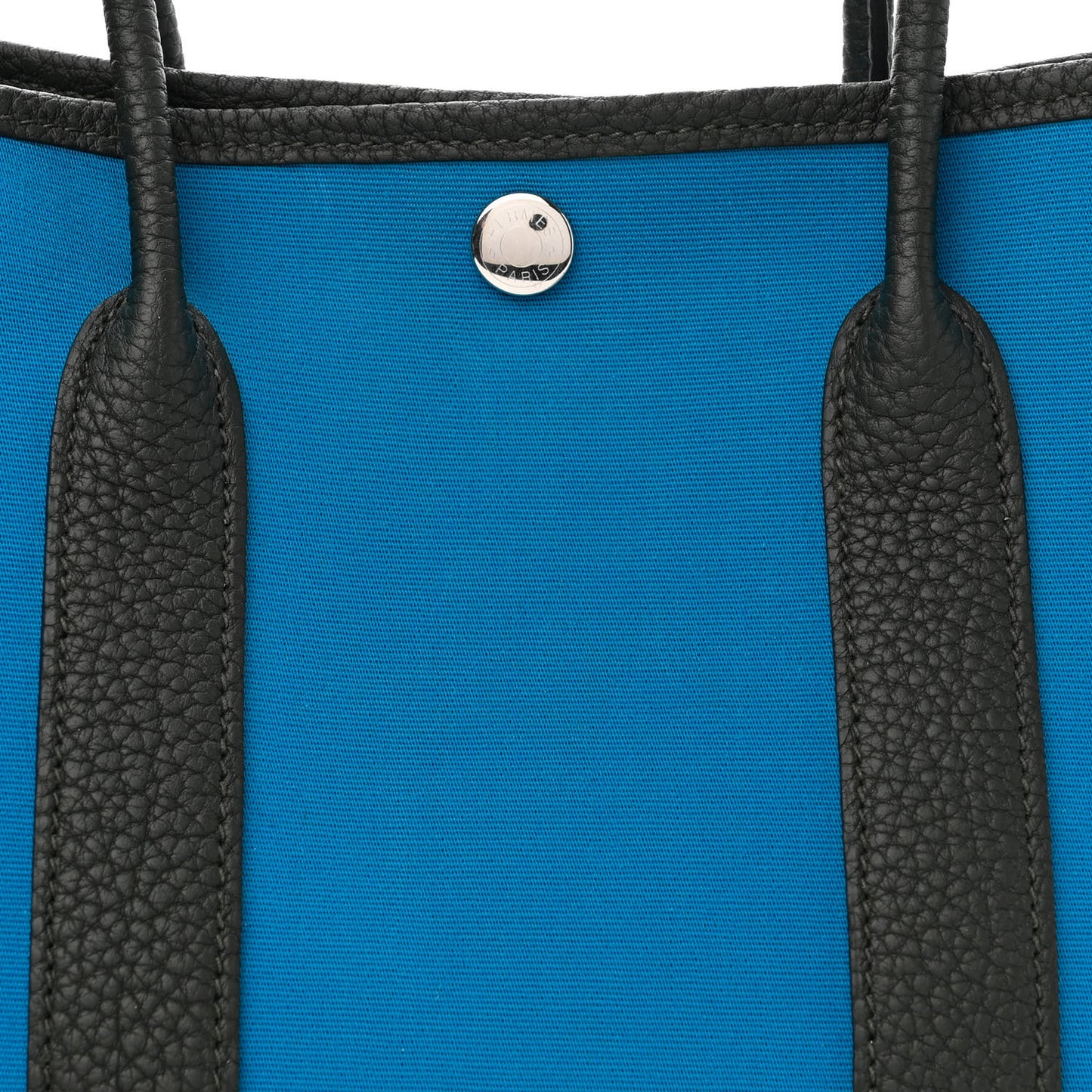 Toile Negonda Garden Party Tote 30 TPM Bleu Zanzibar Black