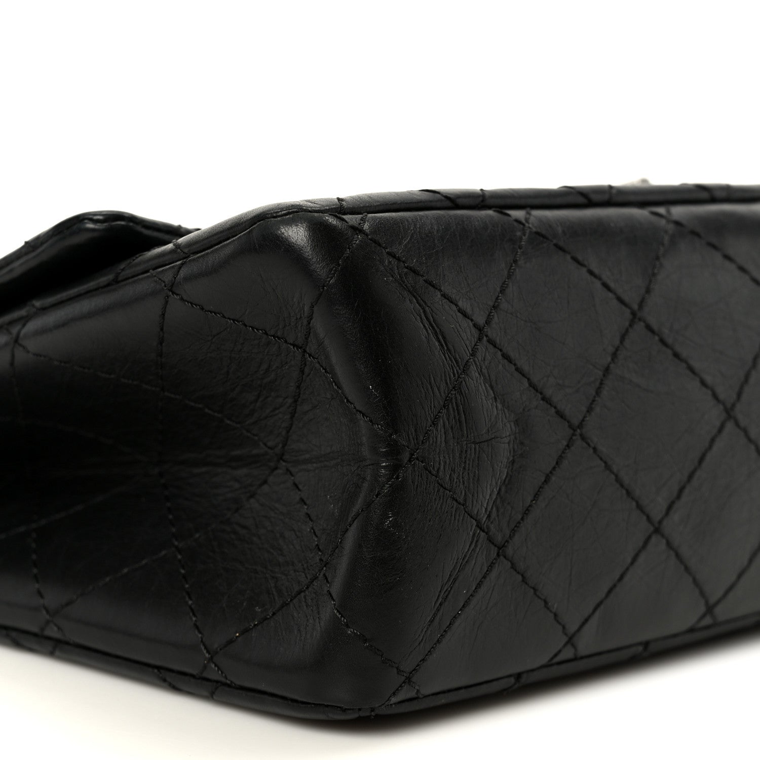 Chanel Aged Calfskin Quilted 2.55 Reissue 226 Flap Black 9 of 11