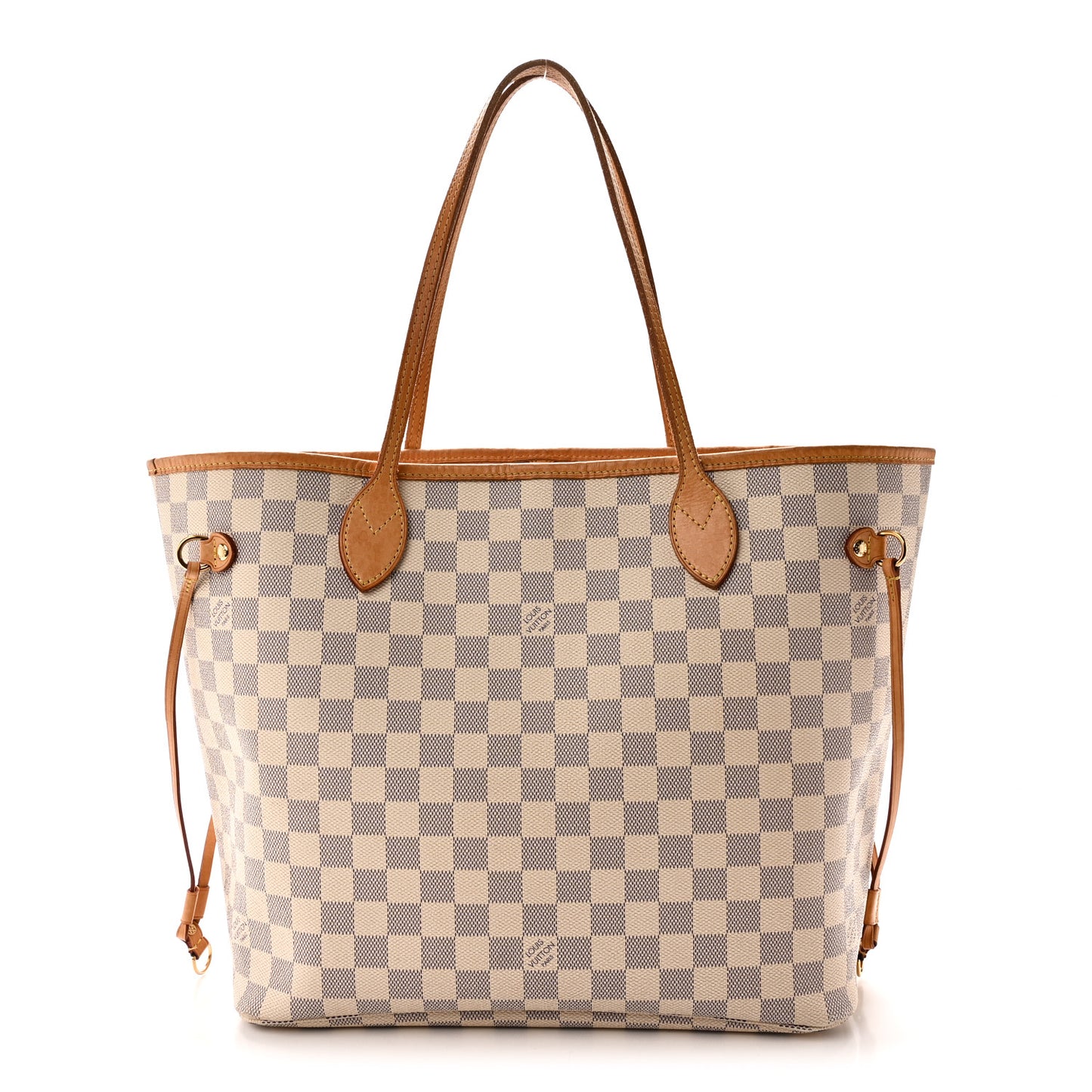 Damier Azur Neo Neverfull MM Rose Ballerine