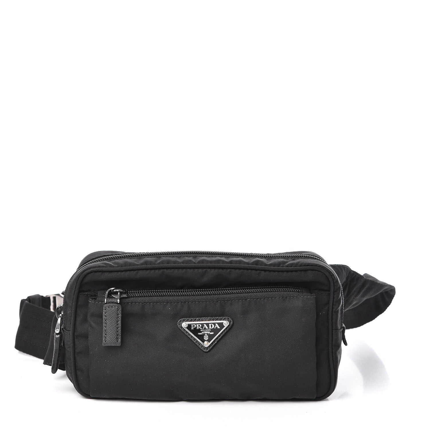 Prada Tessuto Nylon Belt Bag Black 1 of 11