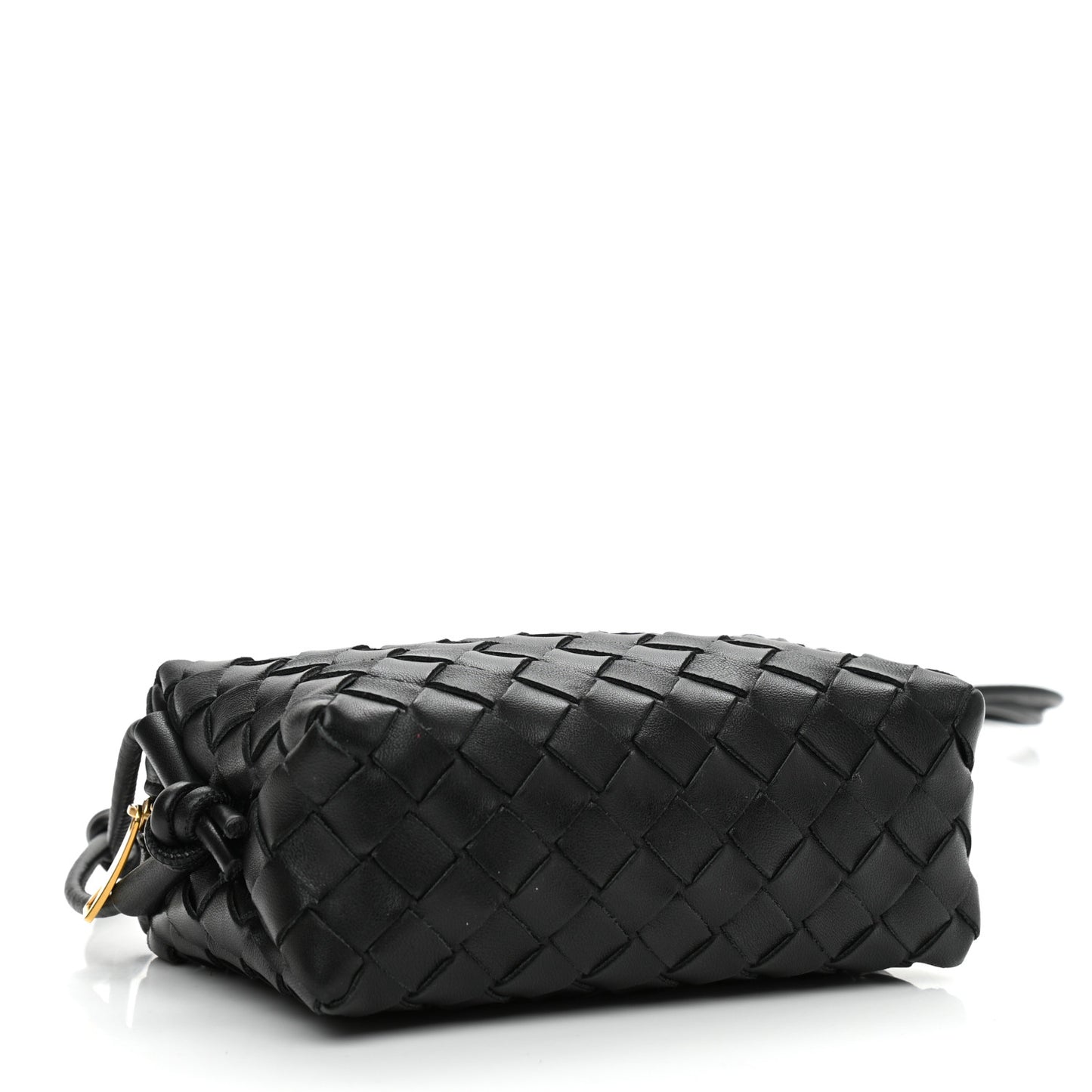 Nappa Intrecciato Mini Loop Camera Bag Black