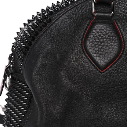Christian Louboutin Calfskin Panettone Spiked Large Ranch Black 14 of 17