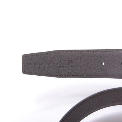 Hermes Box Togo 32mm H Belt 95 Black Etain 3 of 7