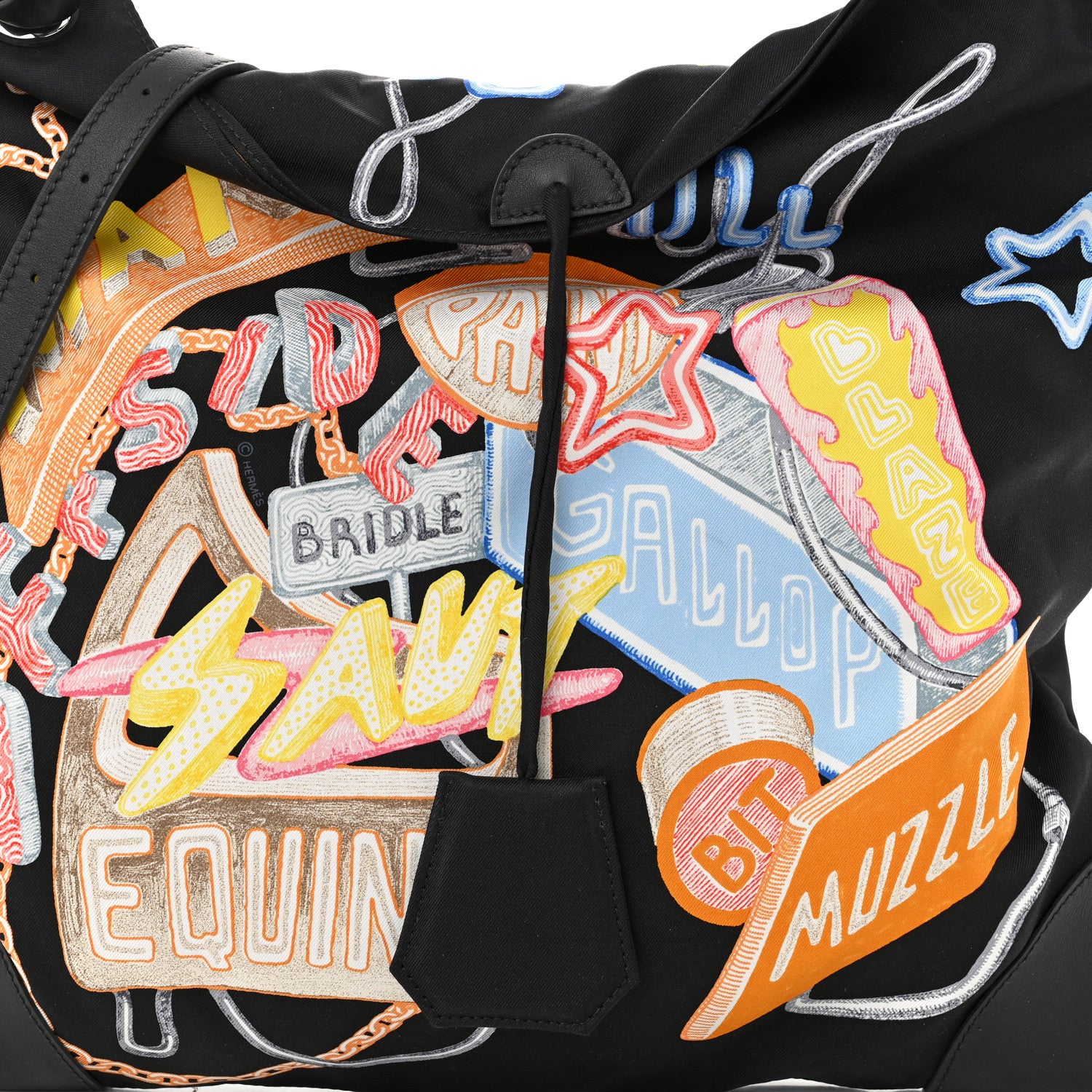 Hermes Silk Swift SilkyCity 33 Black Multicolor 9 of 12
