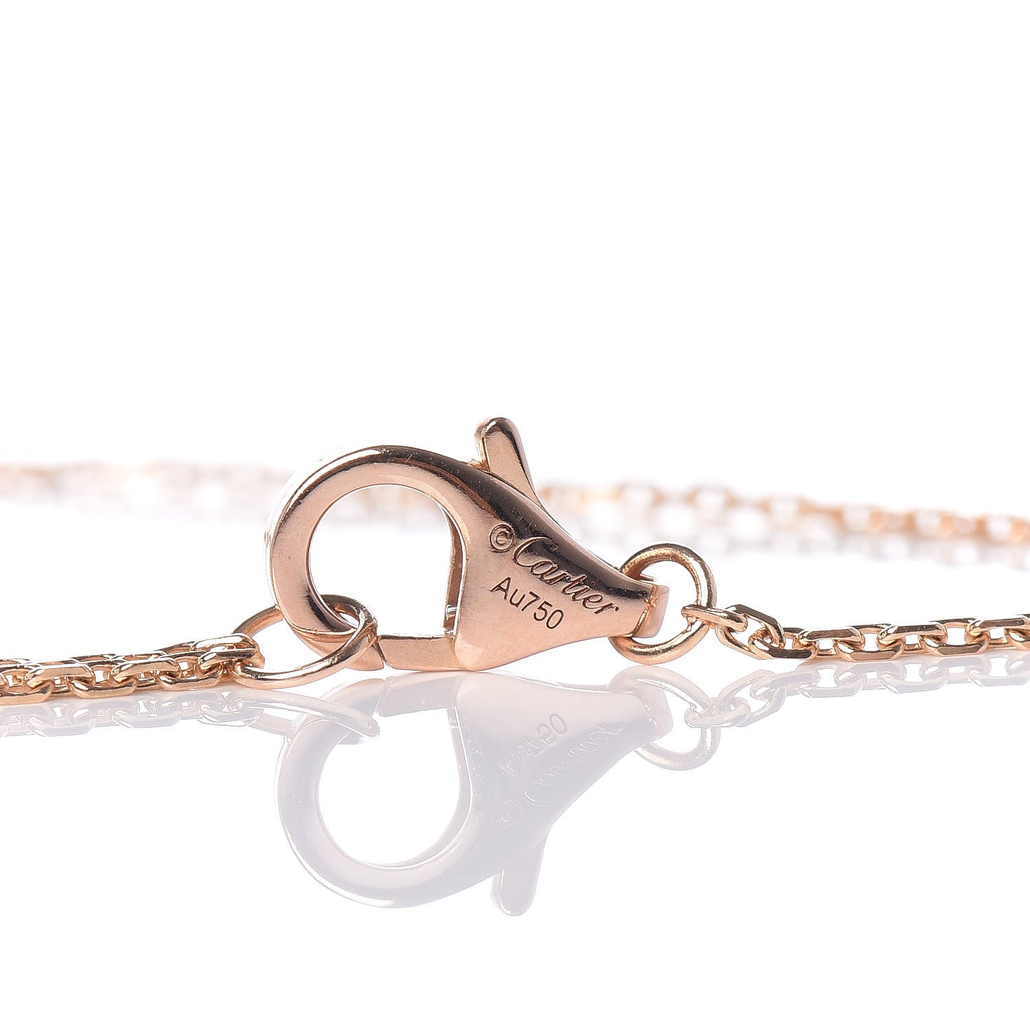 Cartier 18K Pink Gold Diamond XS D'Amour Bracelet 4 of 7