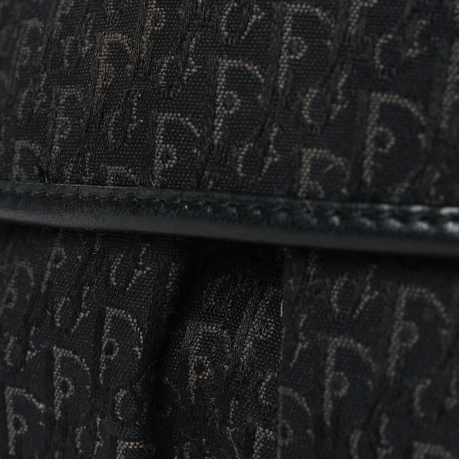 Christian Dior Canvas Diorissimo Buckle Messenger Black 13 of 13