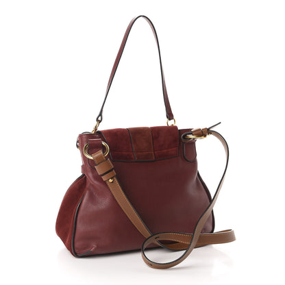 Chloe Suede Small Lexa Shoulder Bag Sienna Red 3 of 11