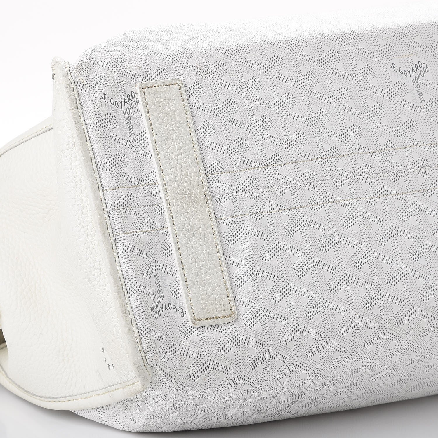 Goyard Goyardine Sac Hardy Pet Carrier PM White 12 of 16
