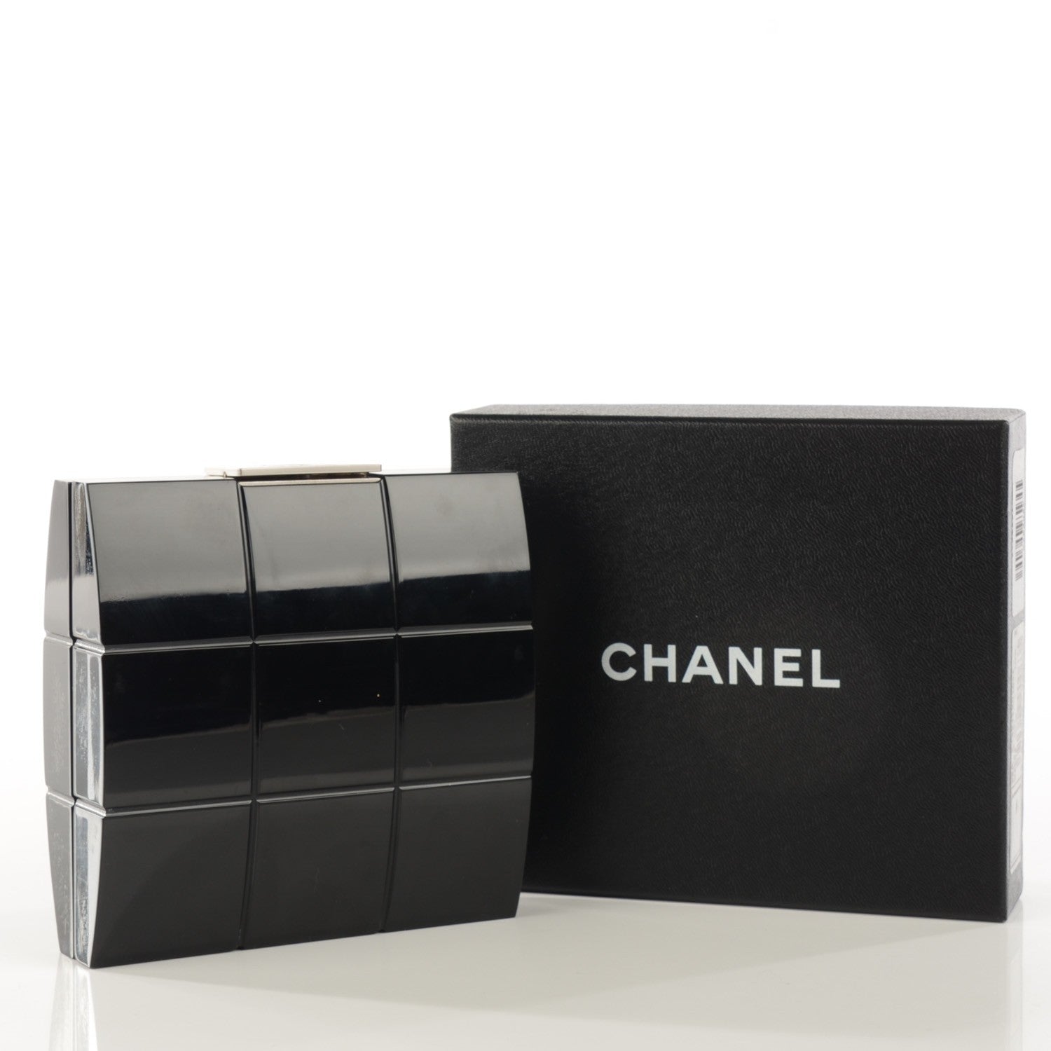 Chanel Lucite Miniaudiere Clutch Black 8 of 9