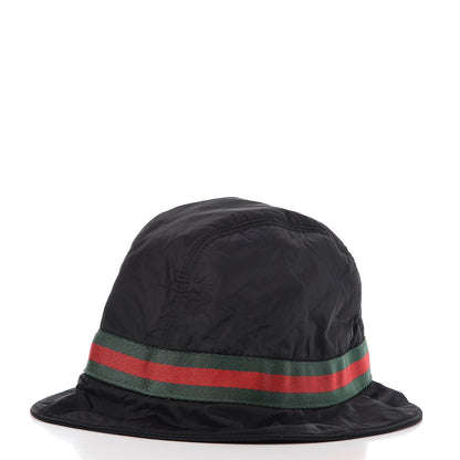 Gucci Nylon Web Bucket Hat Black L 3 of 6