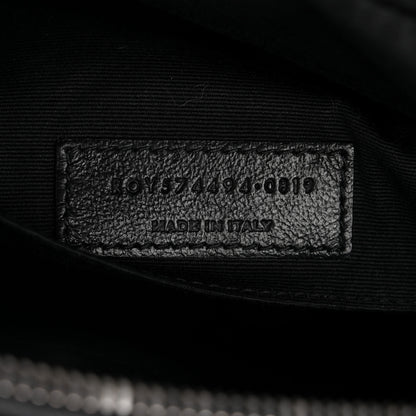 Saint Laurent Calfskin Matelasse Monogram Lou Camera Bag Black 7 of 11