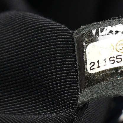 Chanel Tweed Paint Splatter Print Flap Black White 7 of 10