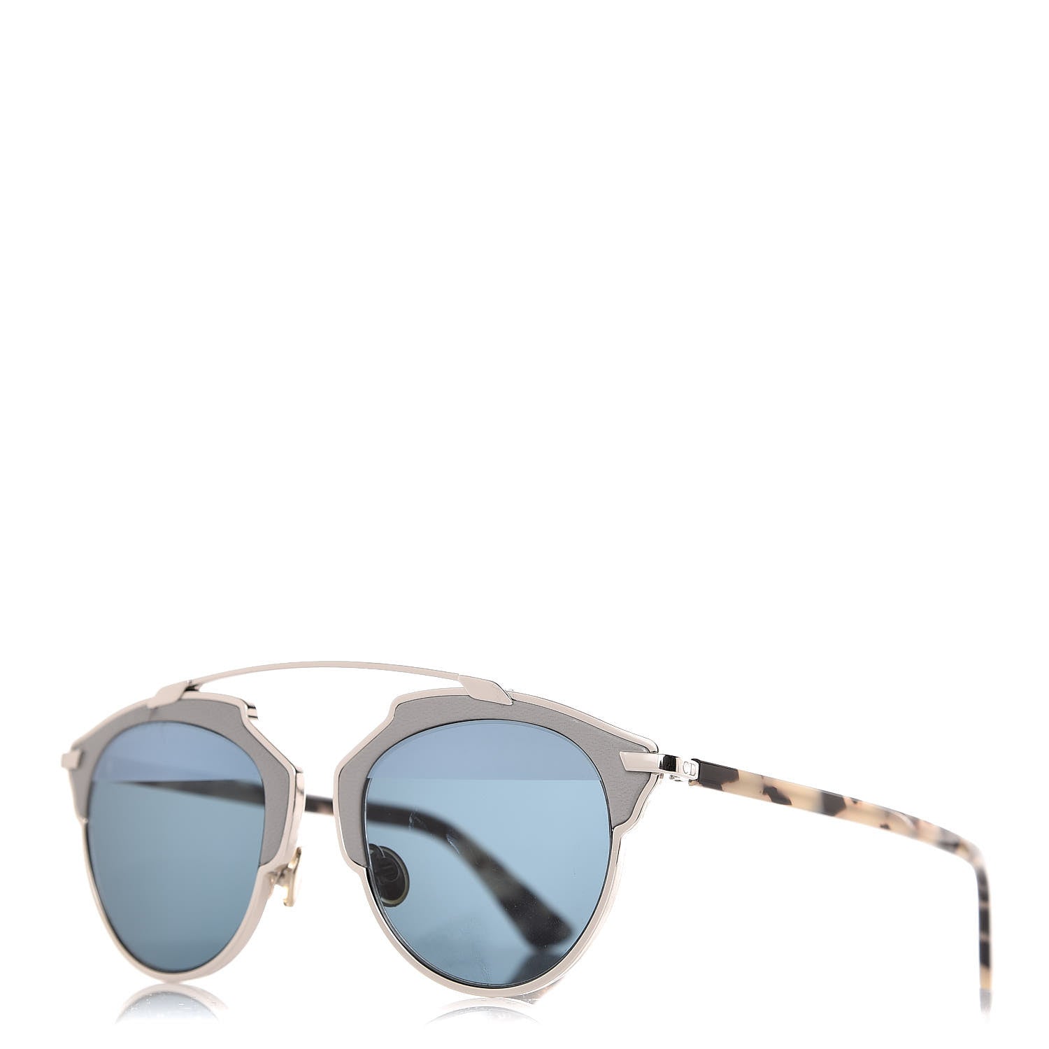 Christian Dior So Real Sunglasses Ruthenium Light Havana 1 of 9