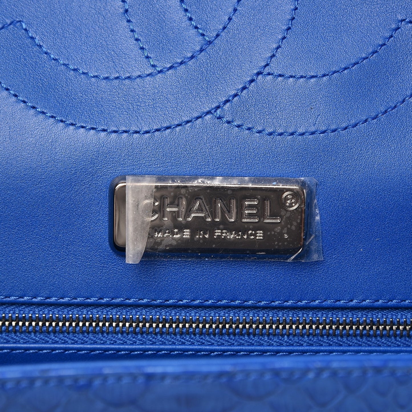 Python Jumbo Double Flap Bright Blue