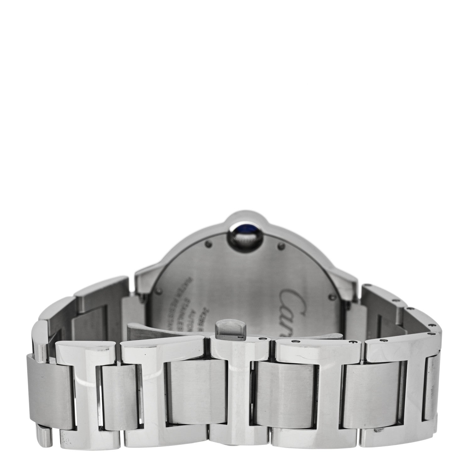 Cartier Stainless Steel 42mm Ballon Bleu De Cartier Automatic Watch 3 of 5