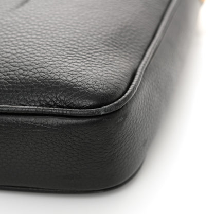 Versace Calfskin Medusa Briefcase Messenger Bag Black 10 of 14