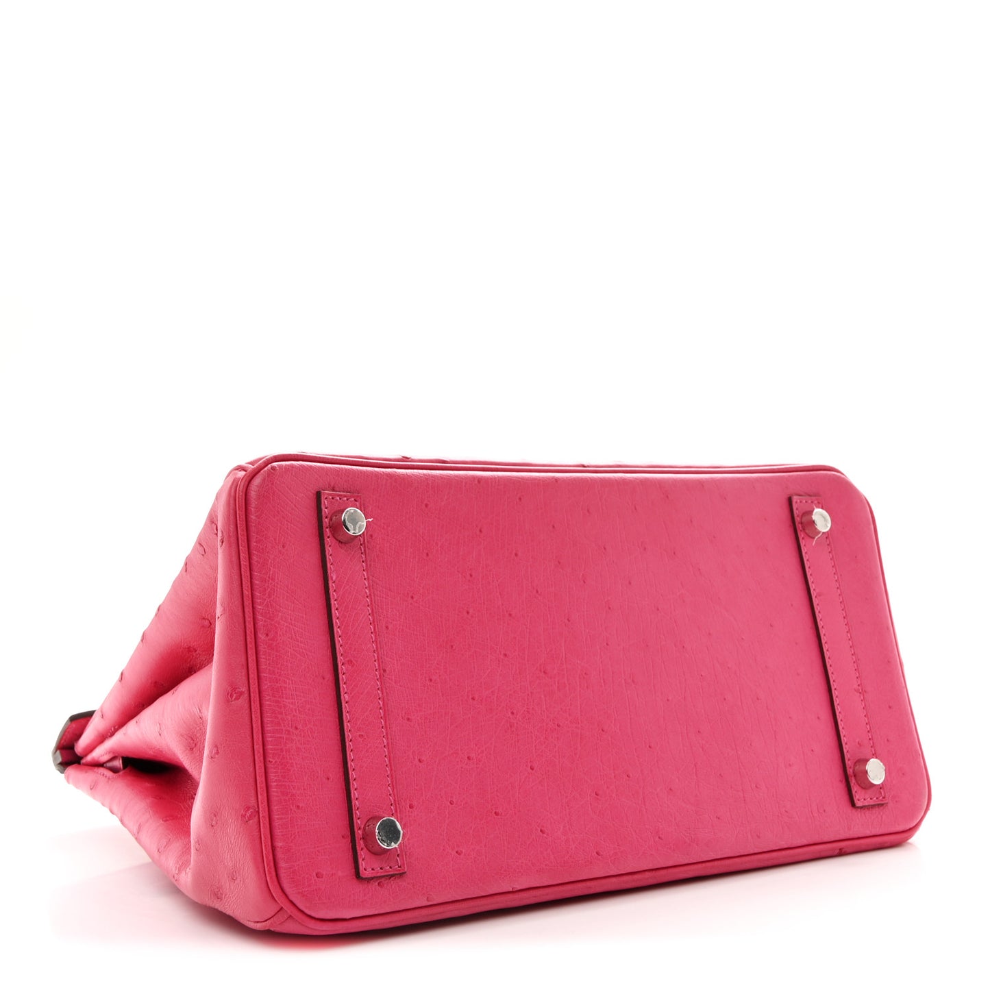 Ostrich Birkin 30 Rose Tyrien