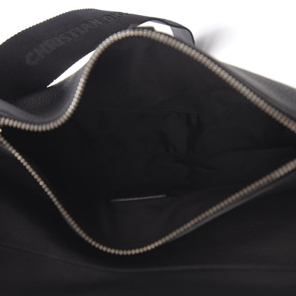 Christian Dior Calfskin Mens Saddle Bag Black 4 of 9
