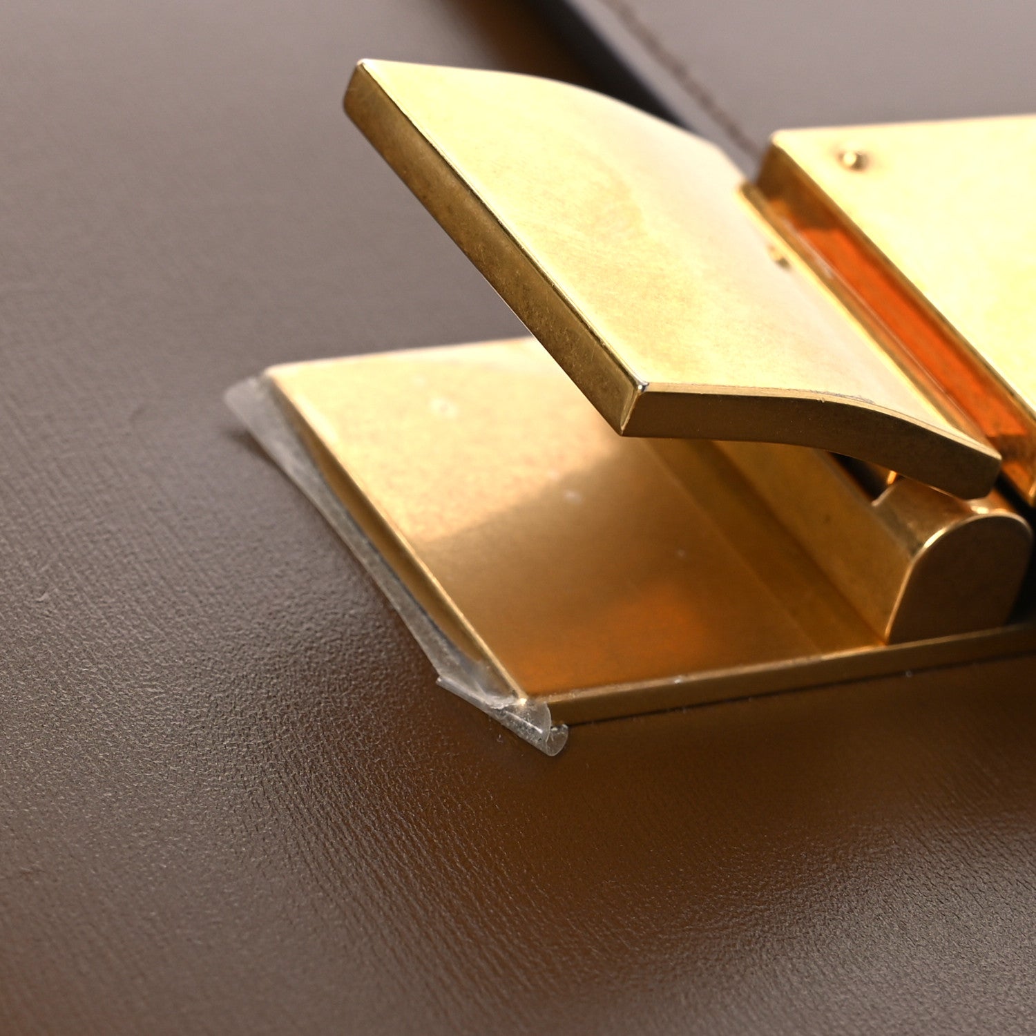 Celine Box Calfskin Medium Classic Box Flap Bag Camel 15 of 17