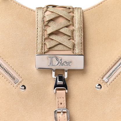 Christian Dior Suede Admit It Hobo Beige 8 of 13