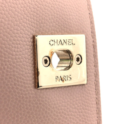 Chanel Caviar Quilted Mini Coco Handle Flap Light Pink 13 of 21