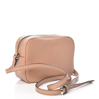 Gucci Pebbled Calfskin Small Soho Disco Bag Rose Beige 3 of 10