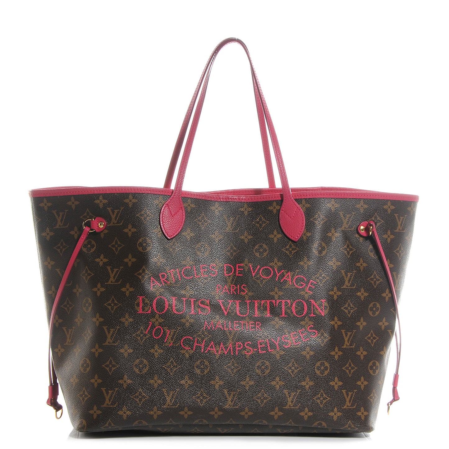 Monogram Articles de Voyage Ikat Neverfull GM Rose Indien