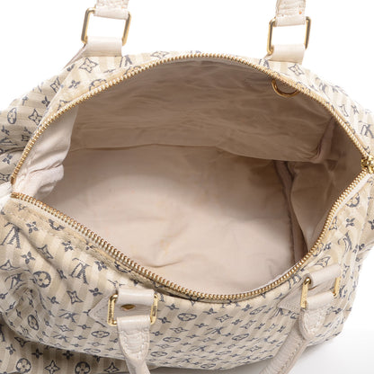 Louis Vuitton Mini Lin Croisette Speedy 30 Blue 5 of 7