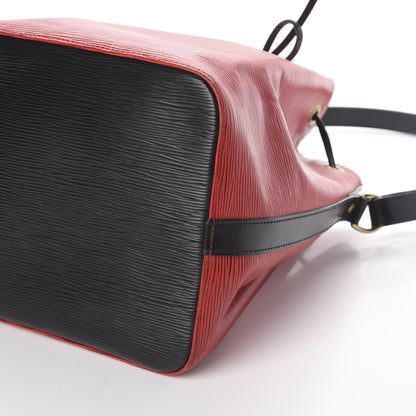 Louis Vuitton Epi Petit Noe Red Black 6 of 8