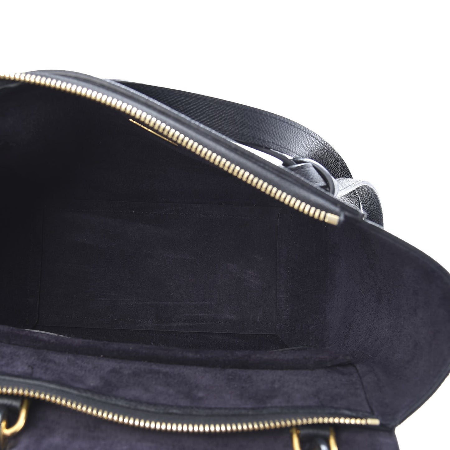 Grained Calfskin Micro Belt Bag Black