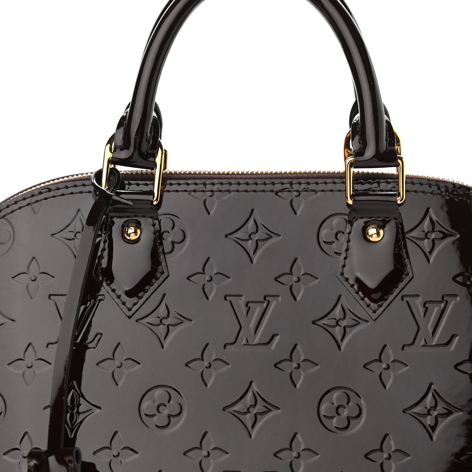 Louis Vuitton Vernis Alma PM Amarante 8 of 10