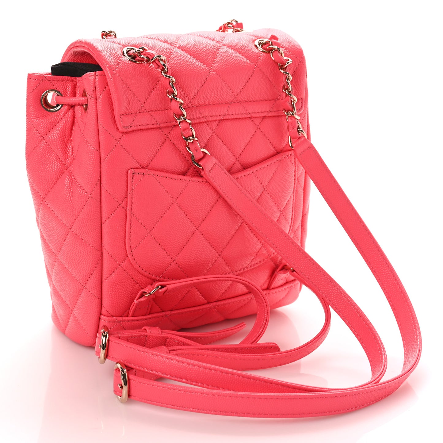 Caviar Quilted Mini Urban Spirit Backpack Pink