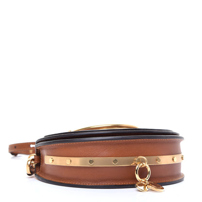 Chloe Calfskin Small Nile Bracelet Minaudiere Bag Caramel 4 of 11