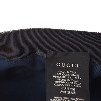 Gucci Monogram Web Baseball Hat XL Beige Blue 9 of 11
