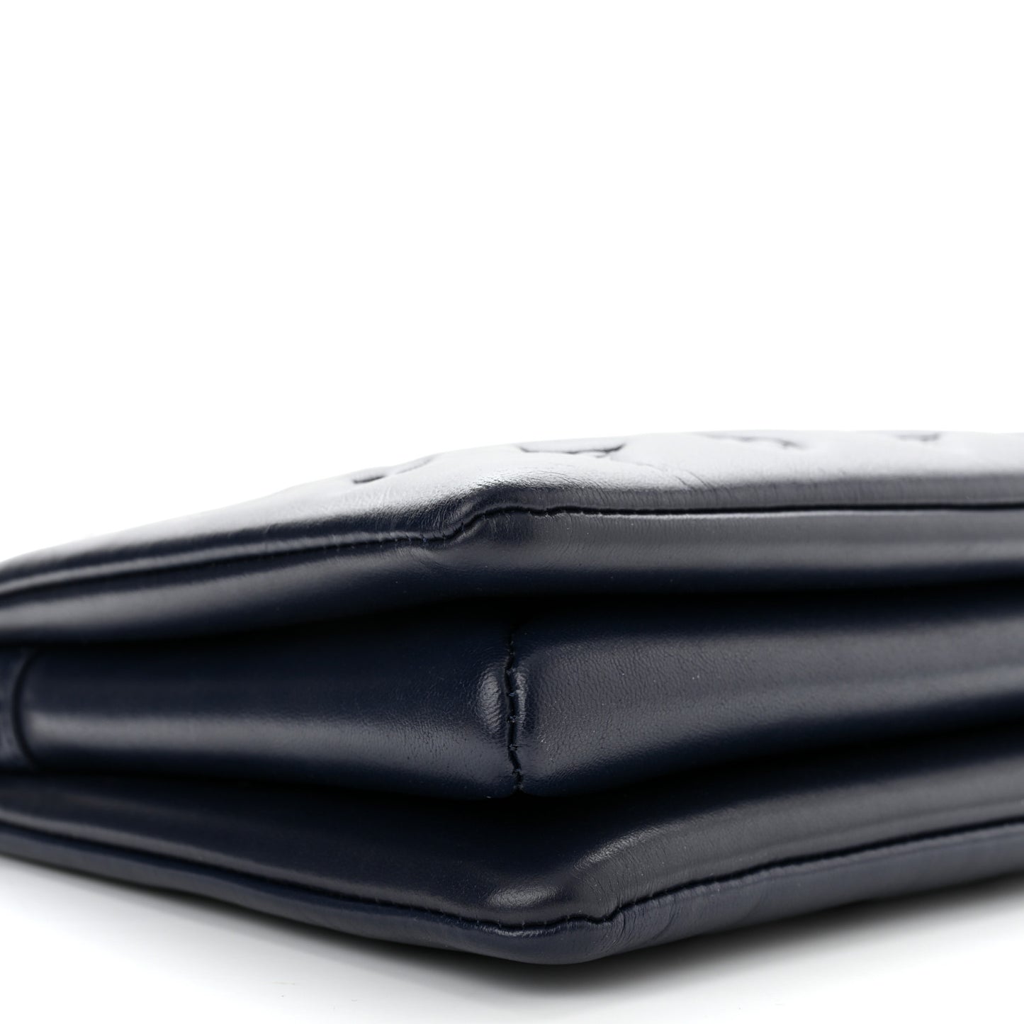Lambskin Embossed Monogram Coussin PM Navy
