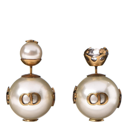 Christian Dior Mise En Dior Tribal Crystal Charm Earrings 1 of 4