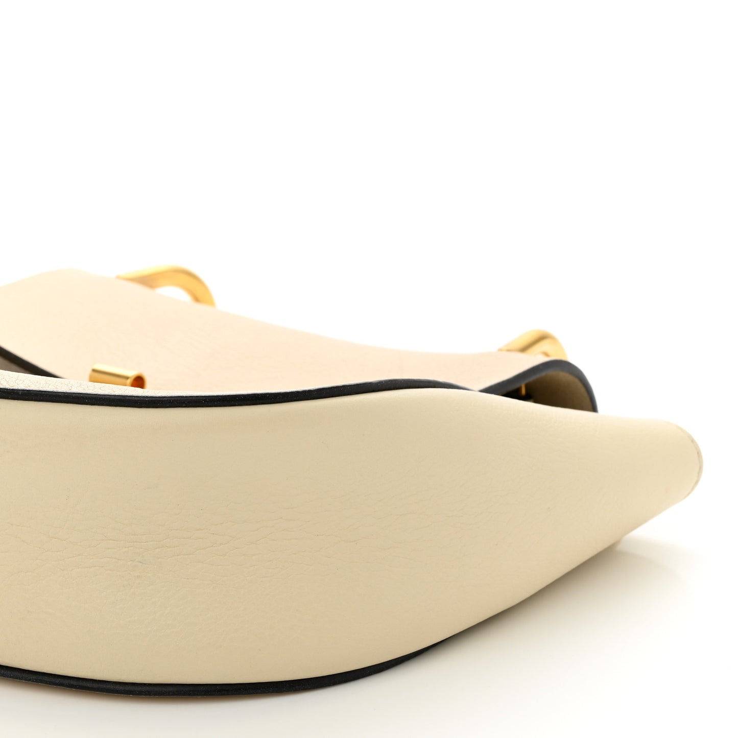 Grained Lambskin Drew Crossbody Beige