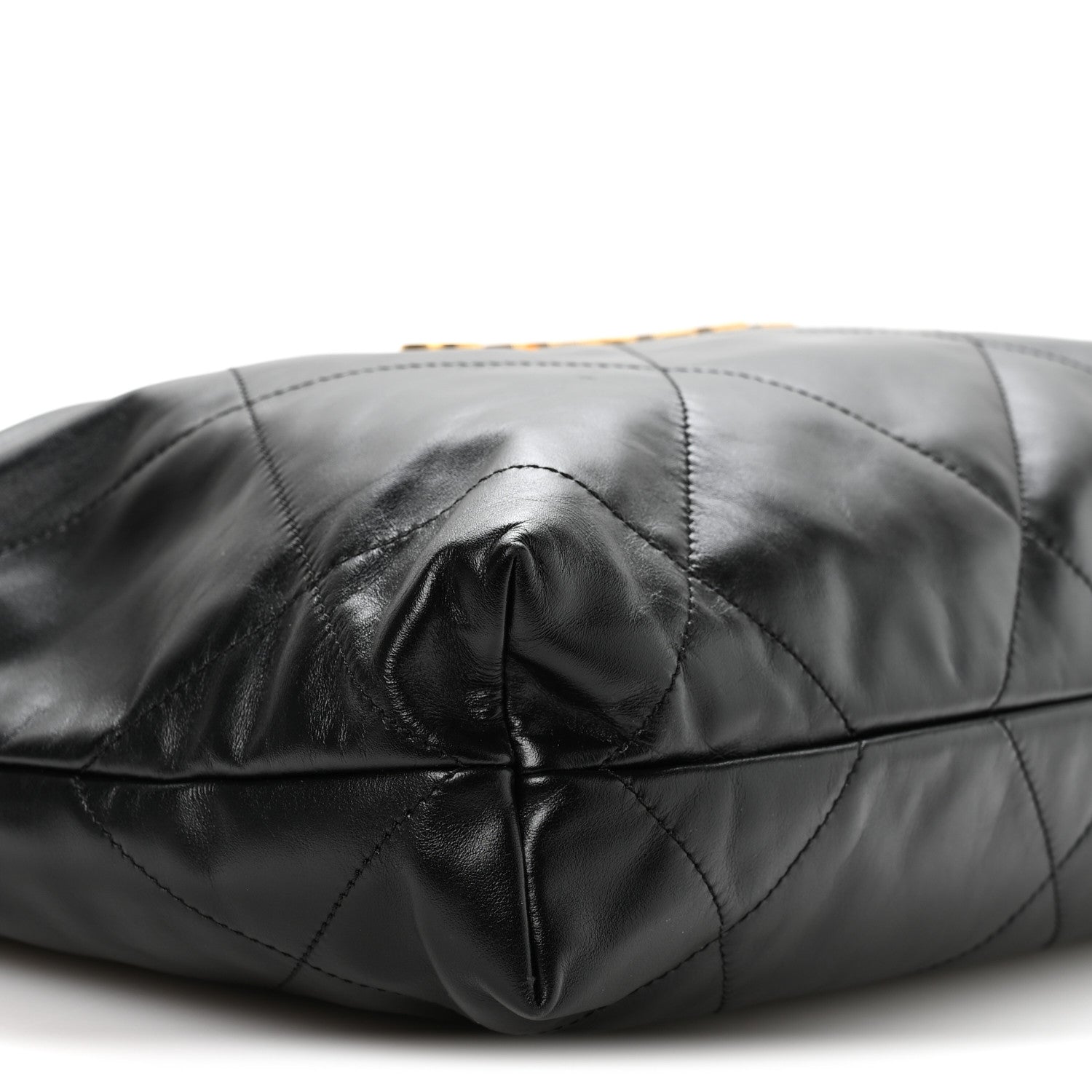 Chanel Shiny Calfskin Quilted Small Chanel 22 Black 19 of 21