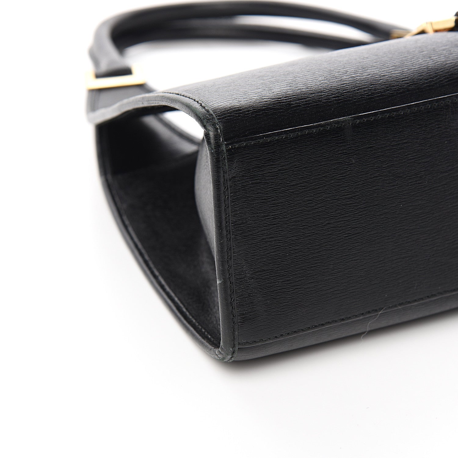 Gucci Calfskin Bardot Shoulder Bag Black 7 of 9