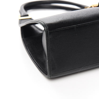 Gucci Calfskin Bardot Shoulder Bag Black 7 of 9