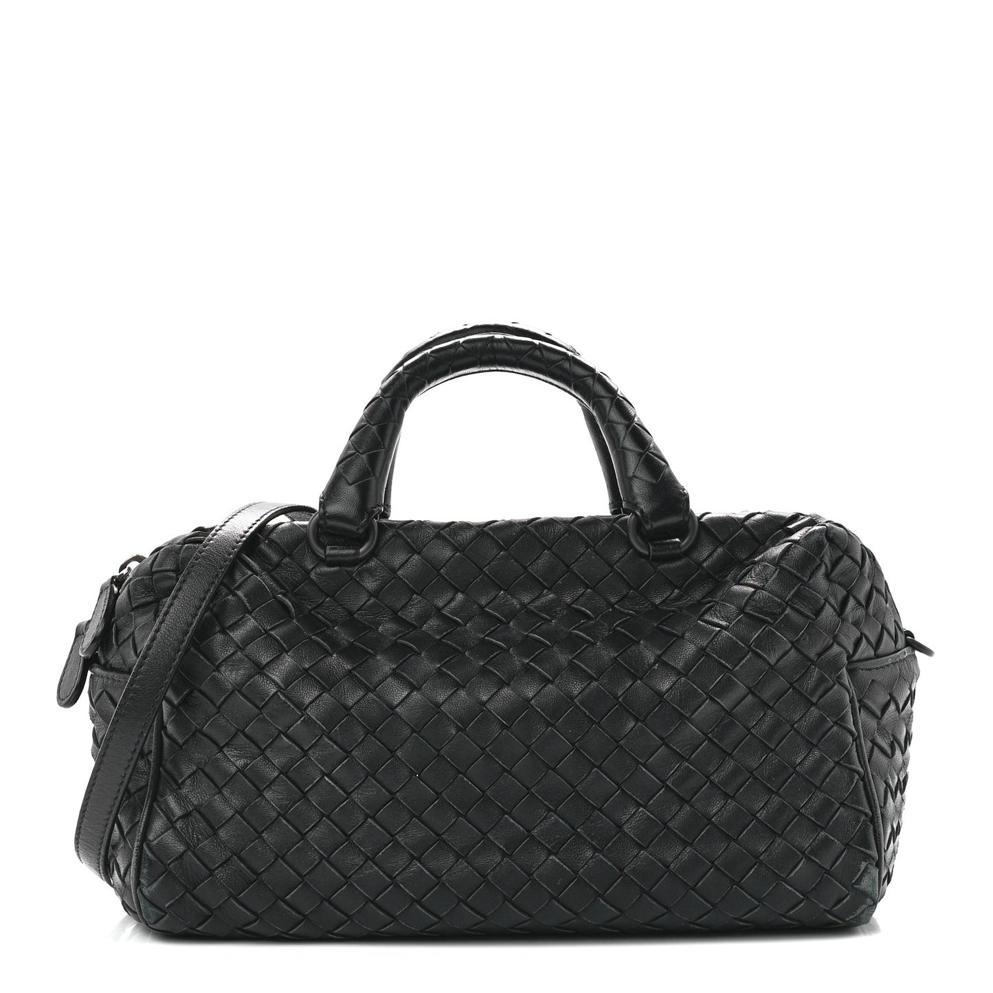 Nappa Intrecciato Boston Black