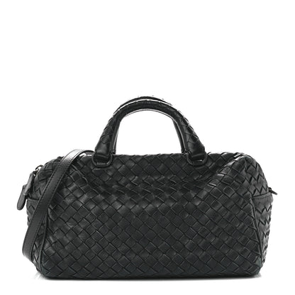 Bottega Veneta Nappa Intrecciato Boston Black 1 of 12
