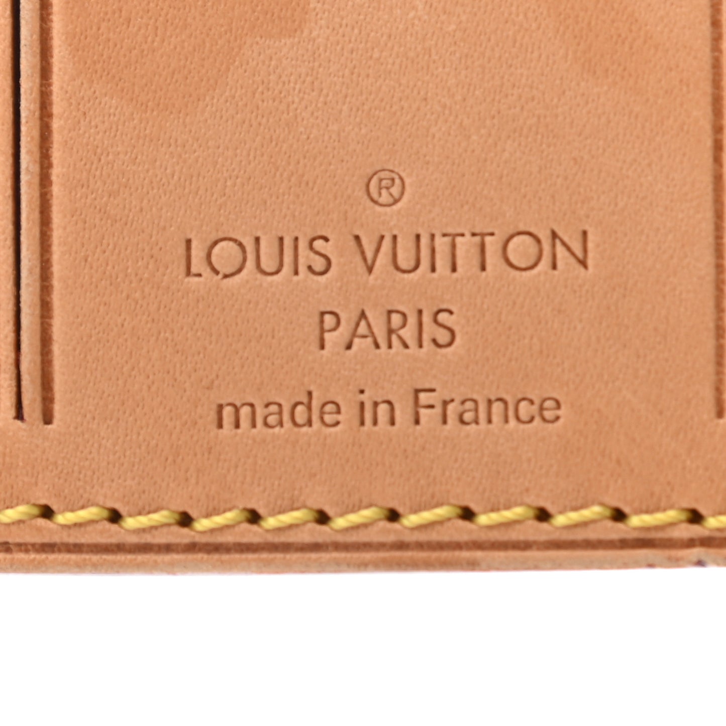 Vachetta Luggage Tag