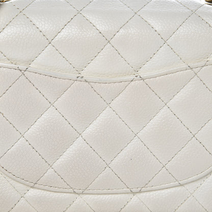 Chanel Caviar Quilted Mini Square Flap White 10 of 14
