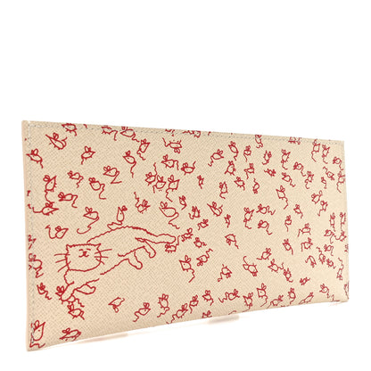 Louis Vuitton Calfskin Grace Coddington Kirigami Organizer On Chain Card Holder Insert Beige 3 of 6