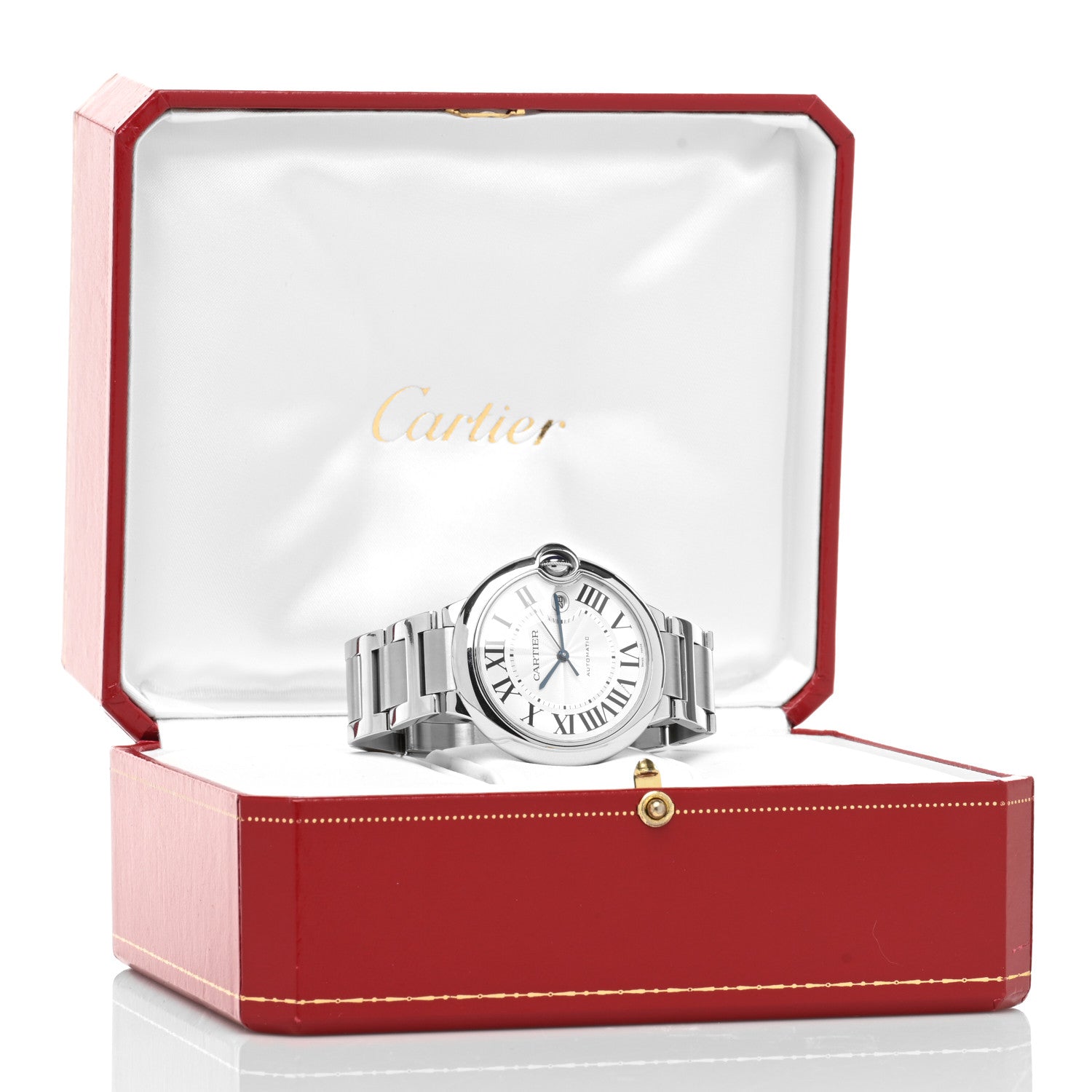 Cartier Stainless Steel 42mm Ballon Bleu De Cartier Automatic Watch 5 of 5