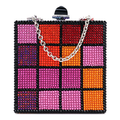 Judith Leiber Crystal Rubix Cube Clutch Multicolor 1 of 9