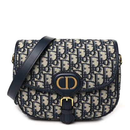 Christian Dior Oblique Medium Bobby Flap Blue 1 of 9