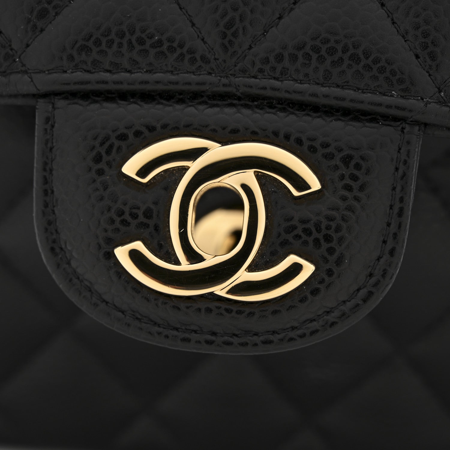Chanel Caviar Quilted Small Double Flap Black 12 of 12