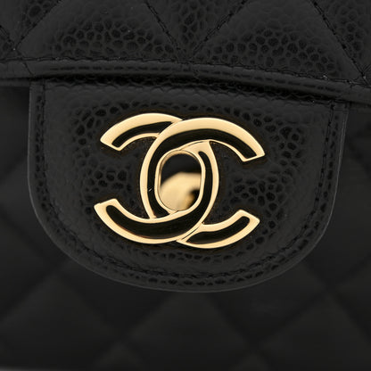 Chanel Caviar Quilted Small Double Flap Black 12 of 12
